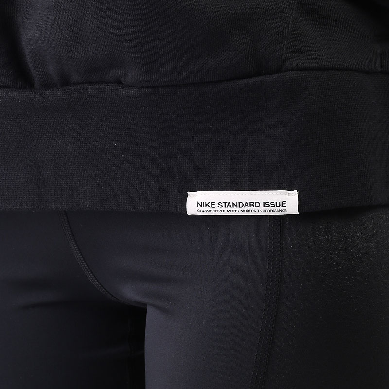 женская черная толстовка Nike Swoosh Fly Standart Issue CU3479-010 - цена, описание, фото 4